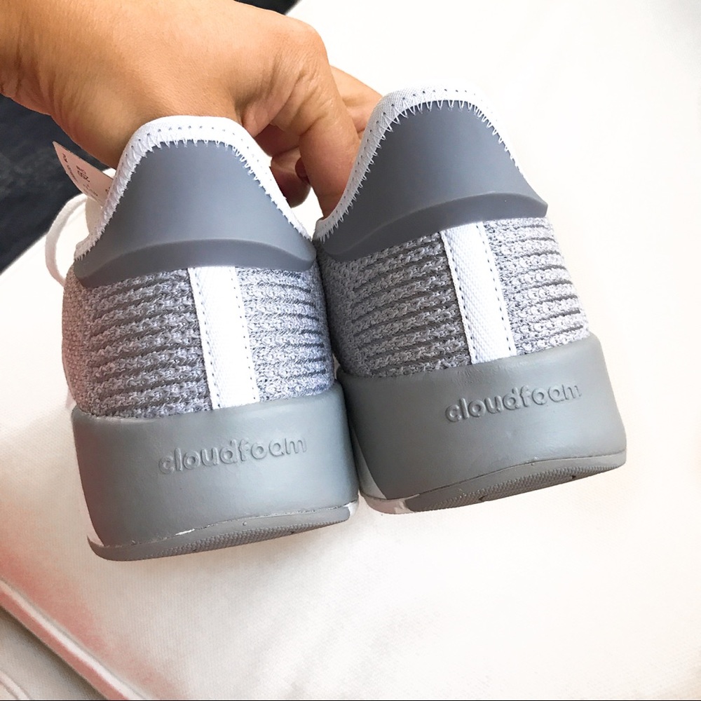 🆕 ADIDAS GREY WHITE QUESTAR X BYD SNEAKERS! - Picture 9 of 14